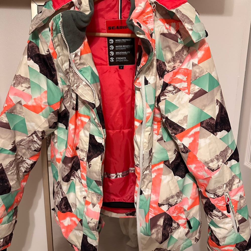 Kids Geometric Jacket - Multicolor